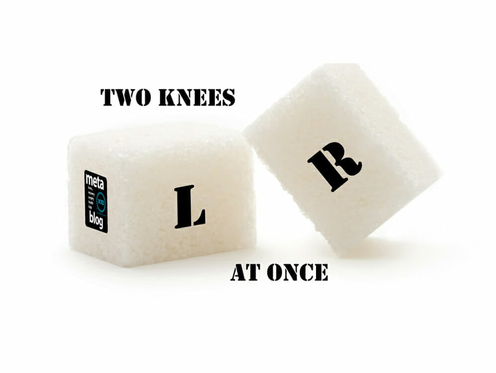 Two knee replacements at once