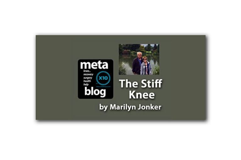 The Stiff Knee Marilyn Jonker