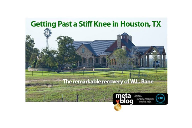 Getting Past a Stiff Knee in Houston, Texas