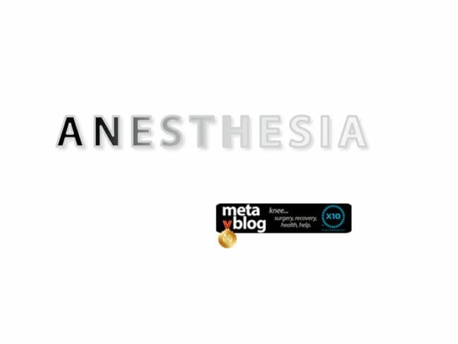 All About Anesthesia All About Anesthesia