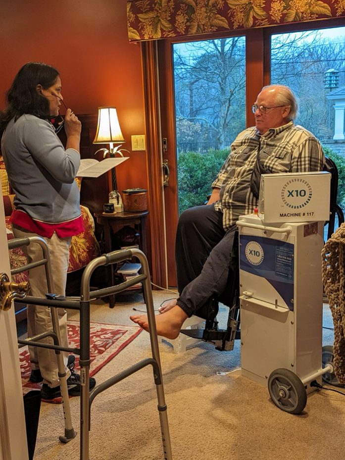 Bob Brand on the X10